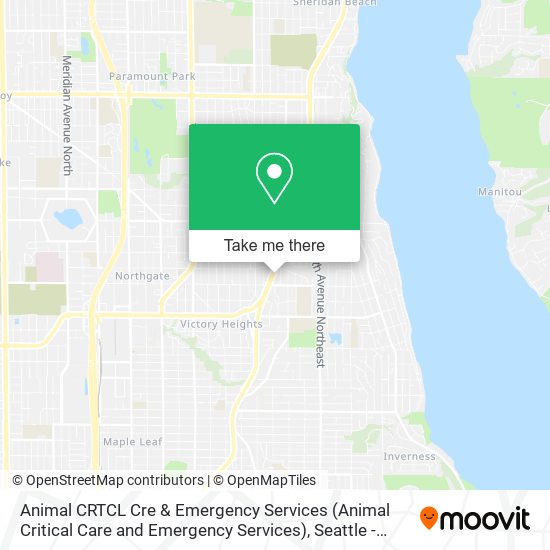 Animal CRTCL Cre & Emergency Services (Animal Critical Care and Emergency Services) map