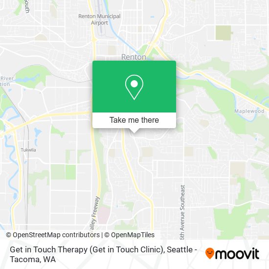 Get in Touch Therapy map