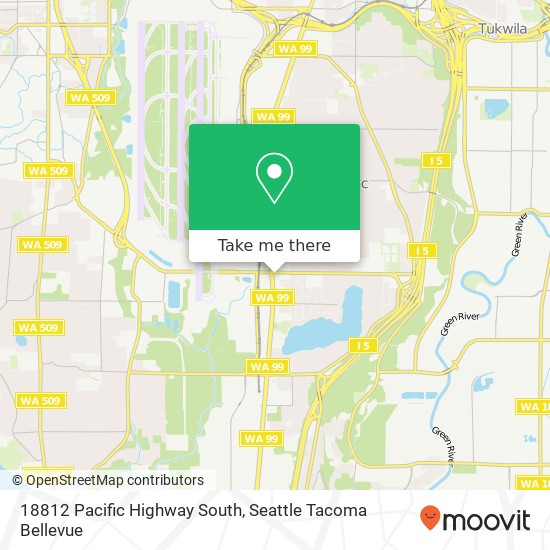 18812 Pacific Highway South map