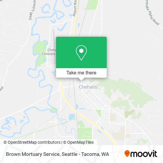 Mapa de Brown Mortuary Service