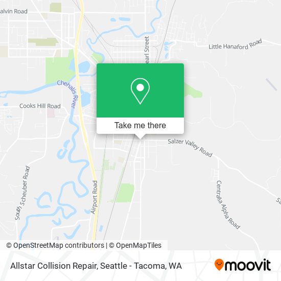 Allstar Collision Repair map