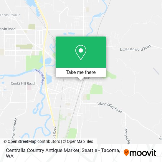 Mapa de Centralia Country Antique Market