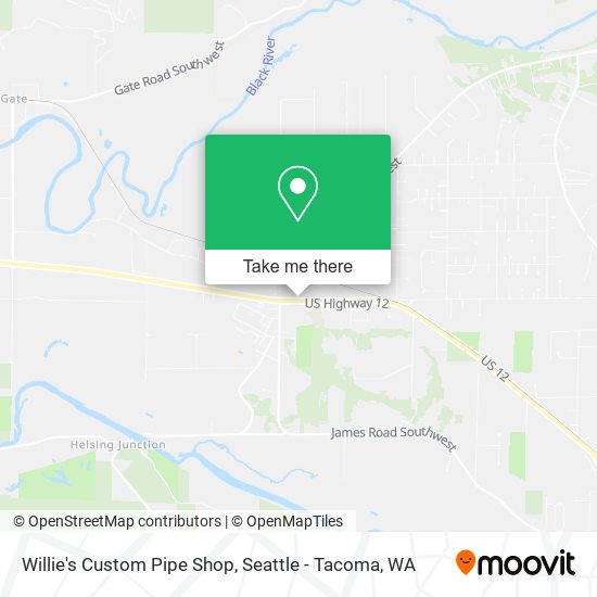 Mapa de Willie's Custom Pipe Shop