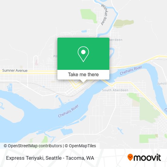 Express Teriyaki map