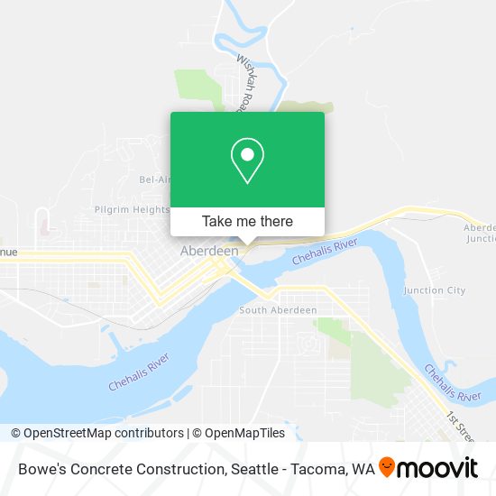 Mapa de Bowe's Concrete Construction