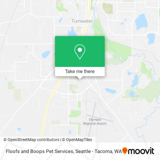 Mapa de Floofs and Boops Pet Services