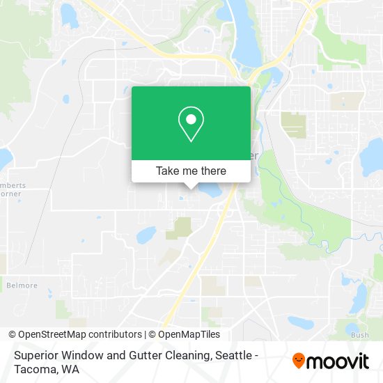 Superior Window and Gutter Cleaning map