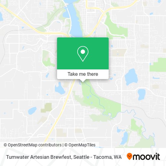 Mapa de Tumwater Artesian Brewfest