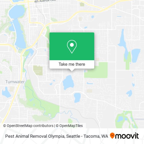 Pest Animal Removal Olympia map