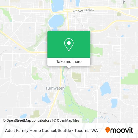 Adult Family Home Council map