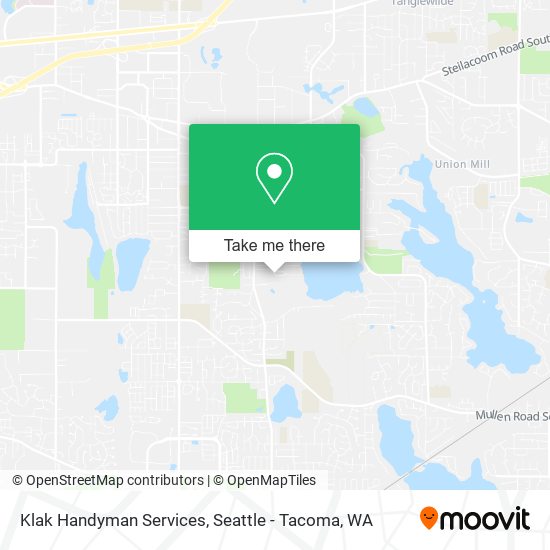 Klak Handyman Services map