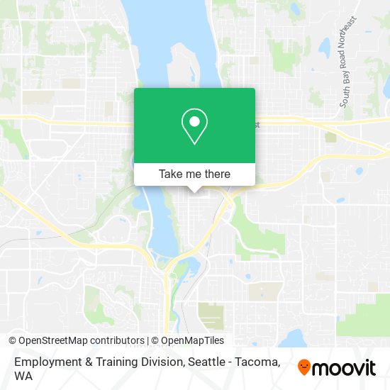 Employment & Training Division map