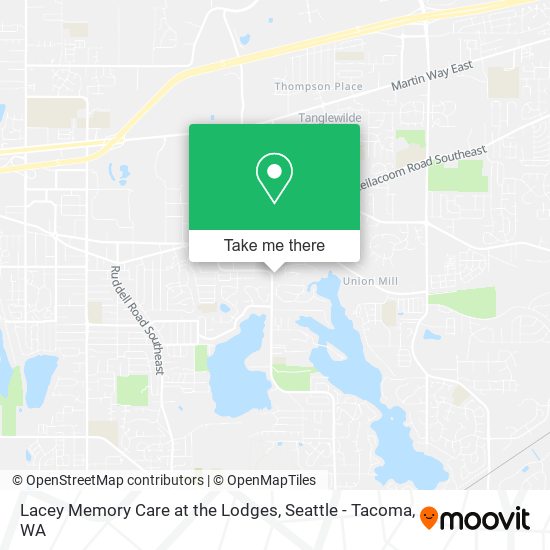 Mapa de Lacey Memory Care at the Lodges