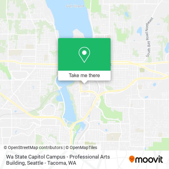 Mapa de Wa State Capitol Campus - Professional Arts Building