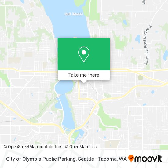 Mapa de City of Olympia Public Parking