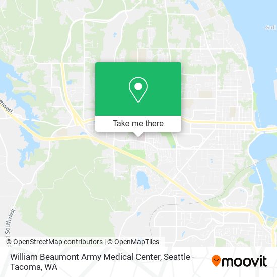 William Beaumont Army Medical Center map