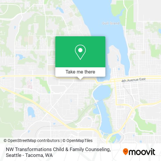 NW Transformations Child & Family Counseling map