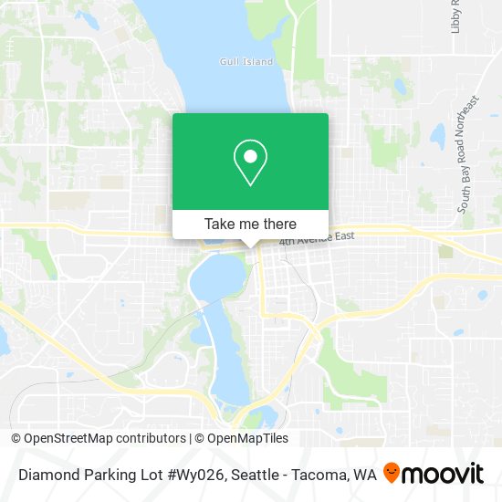 Diamond Parking Lot #Wy026 map