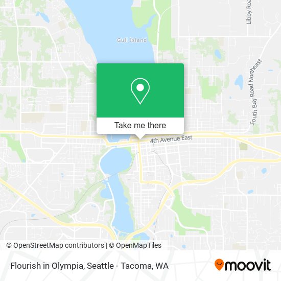 Flourish in Olympia map