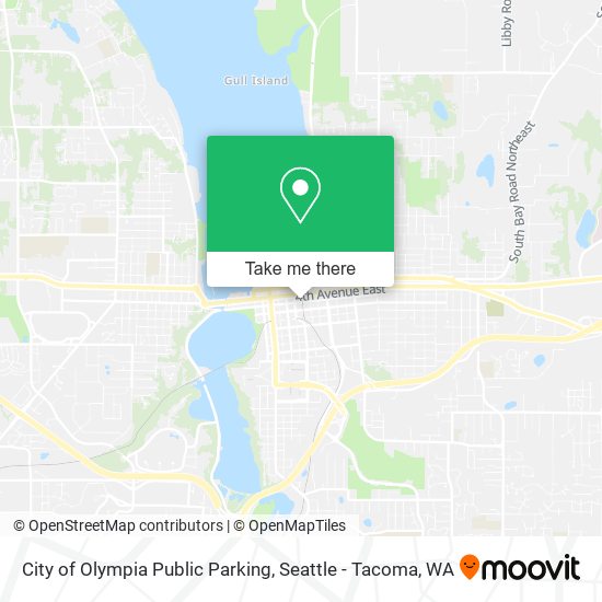 Mapa de City of Olympia Public Parking