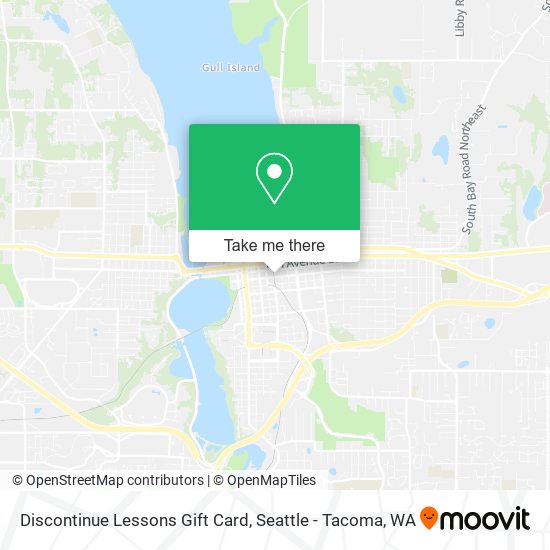 Mapa de Discontinue Lessons Gift Card