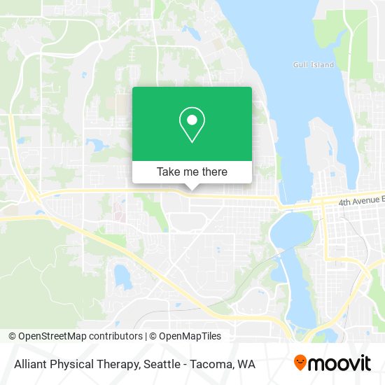 Alliant Physical Therapy map