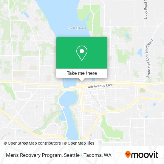 Men's Recovery Program map