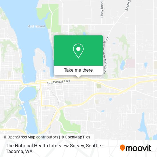 The National Health Interview Survey map