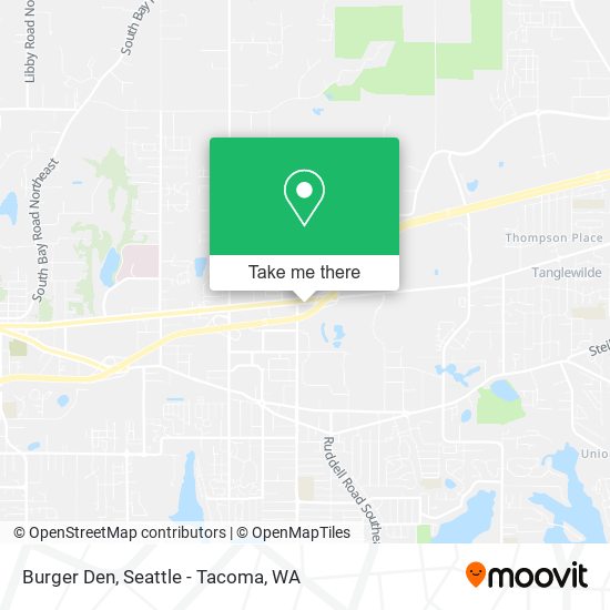 Burger Den map