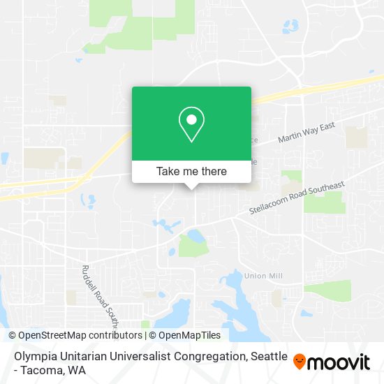 Mapa de Olympia Unitarian Universalist Congregation