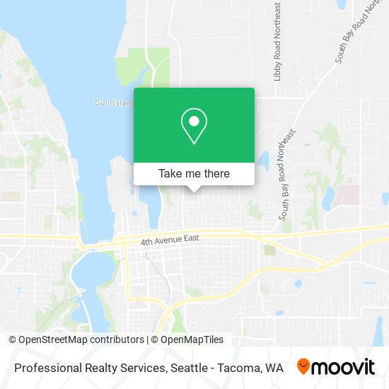 Professional Realty Services map