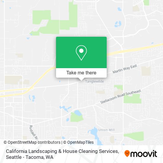 California Landscaping & House Cleaning Services map