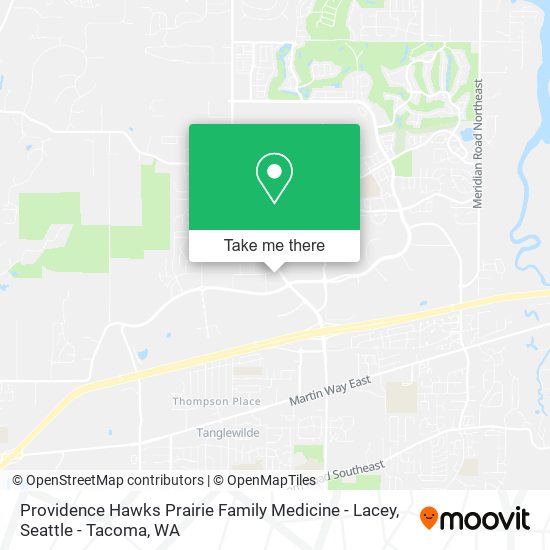 Providence Hawks Prairie Family Medicine - Lacey map