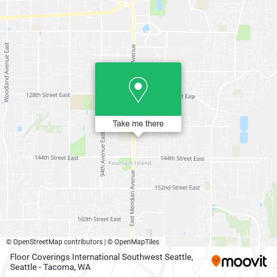 Mapa de Floor Coverings International Southwest Seattle