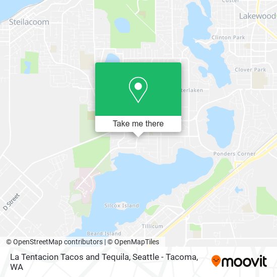 Mapa de La Tentacion Tacos and Tequila