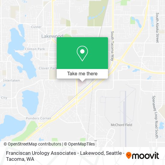 Mapa de Franciscan Urology Associates - Lakewood