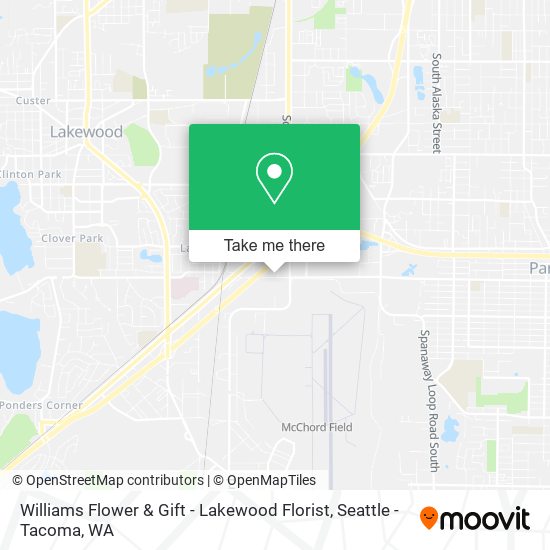 Williams Flower & Gift - Lakewood Florist map