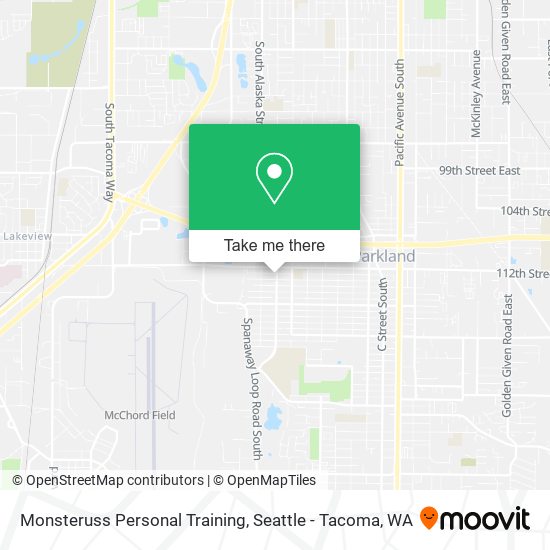 Monsteruss Personal Training map