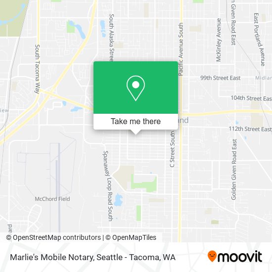 Marlie's Mobile Notary map