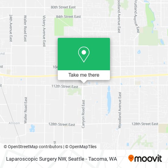 Laparoscopic Surgery NW map