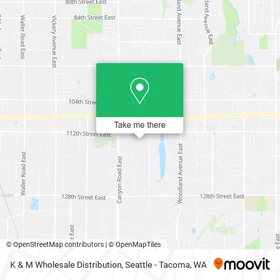 K & M Wholesale Distribution map
