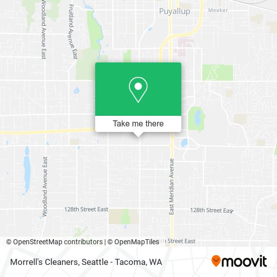 Morrell's Cleaners map