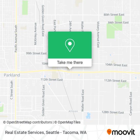 Real Estate Services map