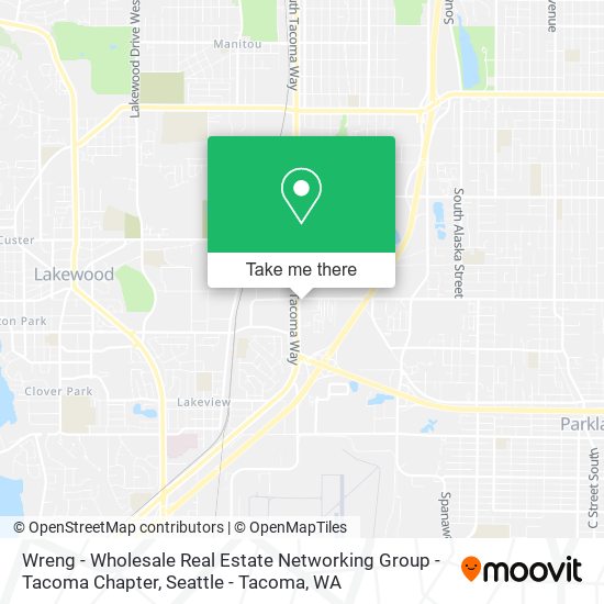 Mapa de Wreng - Wholesale Real Estate Networking Group - Tacoma Chapter