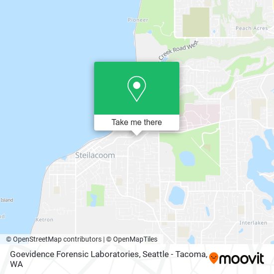 Goevidence Forensic Laboratories map