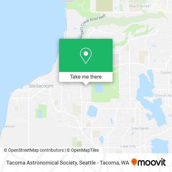 Tacoma Astronomical Society map