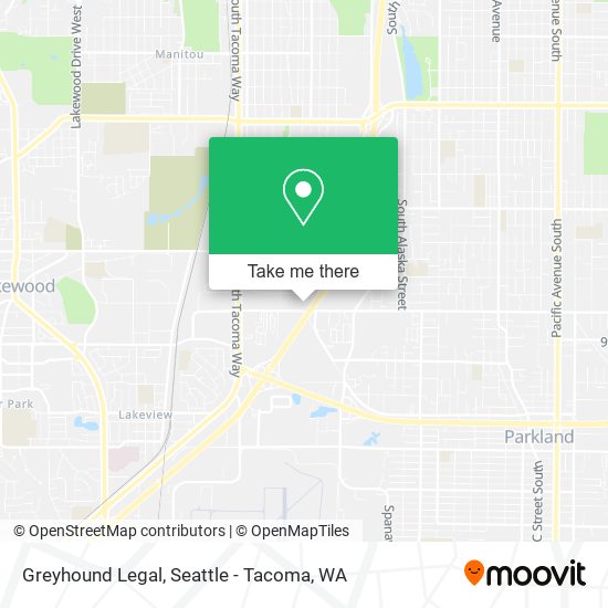 Greyhound Legal map