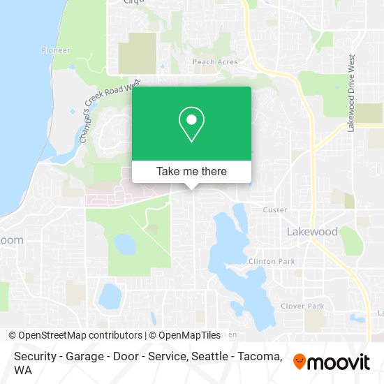 Security - Garage - Door - Service map