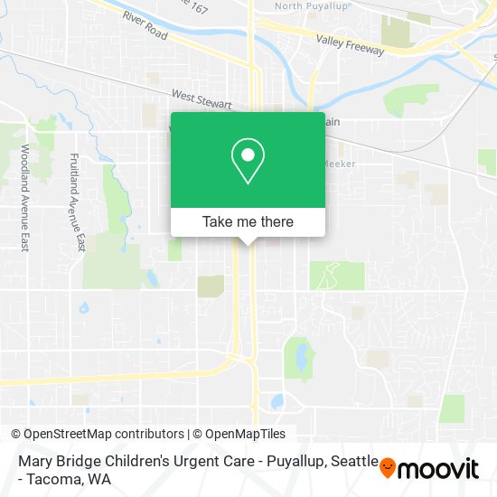 Mary Bridge Children's Urgent Care - Puyallup map