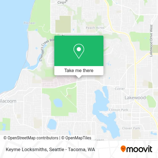 Keyme Locksmiths map